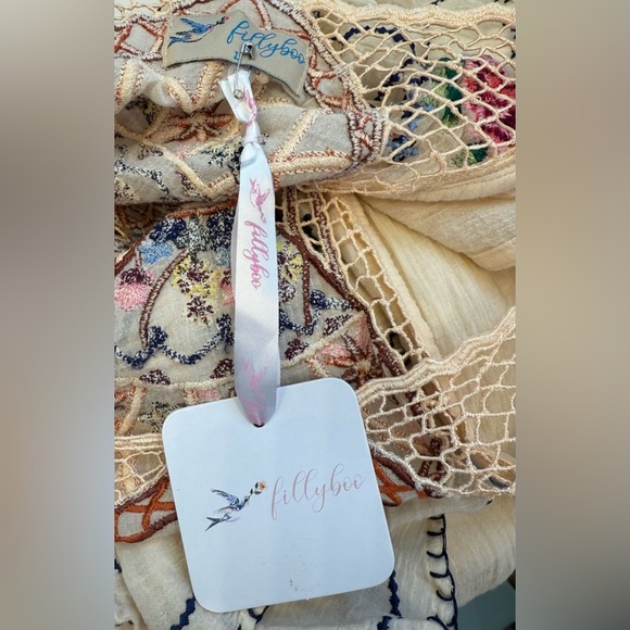 NWT Fillyboo Whimsy Hot Air Balloon Tiered Ruffle Mini Dress Size Large - Picture 6 of 15